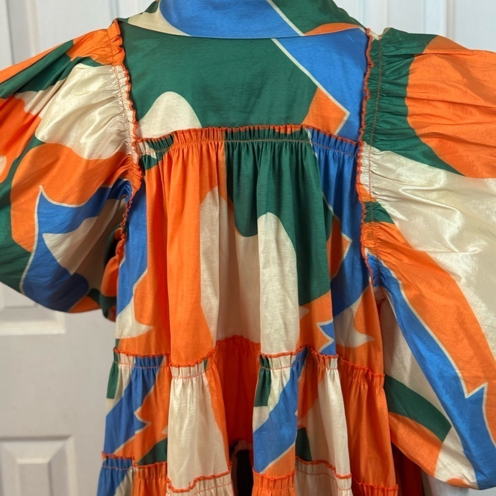 LOVE HICHLICHT Colorful Geometric Women's Dress Size 3XL. C21 - Picture 2 of 16